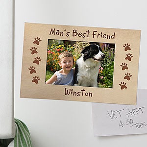 Favorite Pet Personalized Magnet Picture Frame - 6577