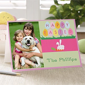 Easter Greetings Personalized Photo Easter Cards - 6592