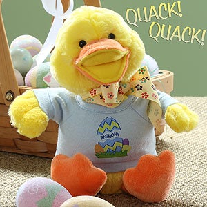 Personalized Stuffed Animals - Easter Duck - 6614