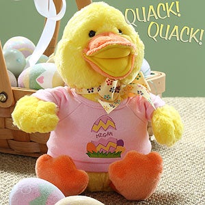 Personalized Stuffed Animals - Easter Duck - 6614