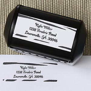 Zebra Print Personalized Note Card Set - 6621