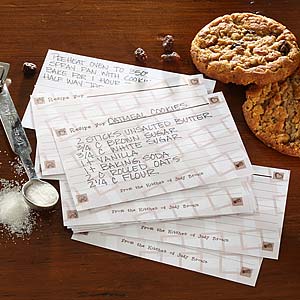 Happy Household Personalized Recipe Cards - 6644