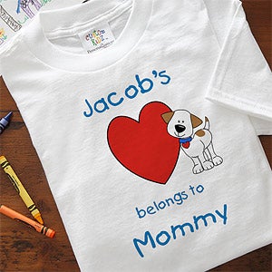 My Heart Belongs To Personalized Puppy Clothing - 6654