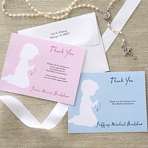 Blessed Occasion First Communion Thank You Cards - 6668