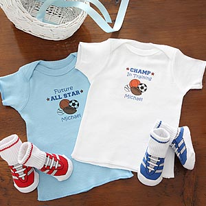 All Star Sports Personalized Baby Clothes Set for Boys - 6680
