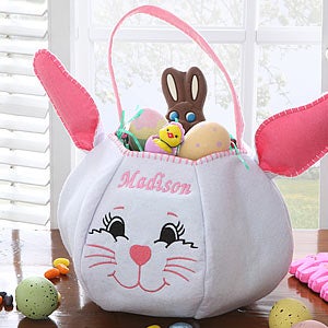 Bunny Personalized Easter Baskets for Kids - 6700