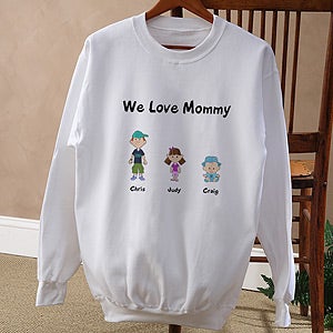 Personalized Family Cartoon Characters Clothing - 6703