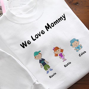 Personalized Family Cartoon Characters Clothing - 6703