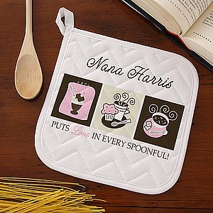 Personalized Aprons & Potholders - Loving Spoonful - 6714