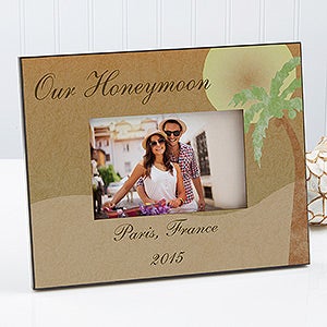 Personalized Honeymoon Picture Frames - 6730