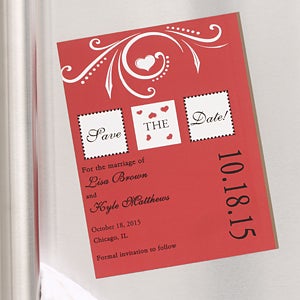 One Love Personalized Save The Date Cards & Magnets - 6740