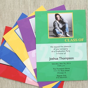 Personalized Graduation Announcement Invitations - Destiny Achieved - 6764