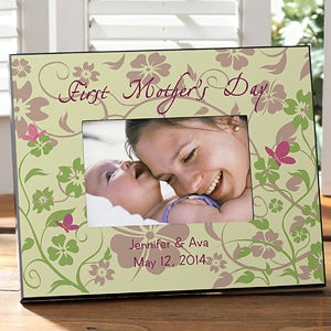 First Mother's Day Personalized Picture Frame - 6786