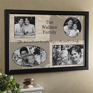 Photo Collage Personalized Canvas Artwork - 4 Pictures - 6793