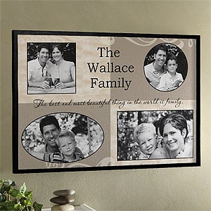 Photo Collage Personalized Canvas Artwork - 4 Pictures - 6793