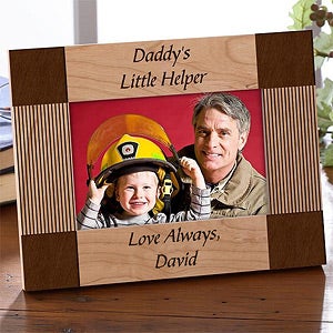 Personalized Engraved Wood Picture Frames for Fathers - Create Your Own - 6999