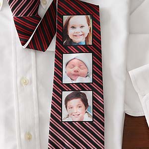 Photo Personalized Striped Ties for Men - 7010