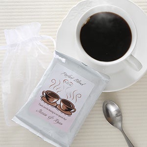 Personalized Wedding Favor Coffee - Perfect Blend - 7087