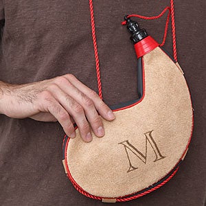 Personalized Leather Bota Bag for Men - 7116