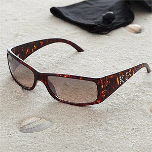 Rhinestone Monogram Personalized Sunglasses - 7130D