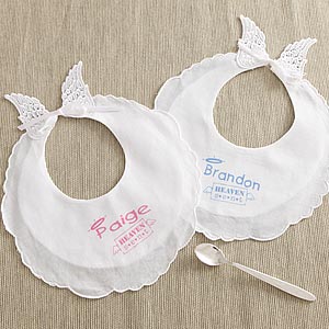 Angel Wings Personalized Baby Bibs - 7151