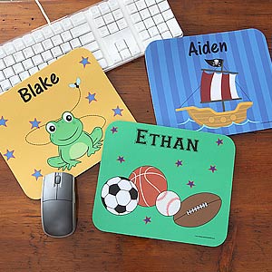 Kids Designs Personalized Mouse Pads for Boys - 7155