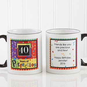 Personalized Birthday Coffee Mugs - Aged to Perfection - 7219