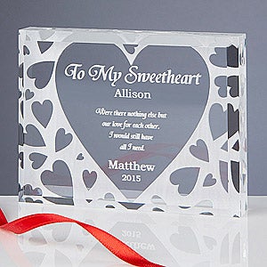 Romantic Personalized Gifts - You're All I Need Keepsake - 7452