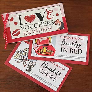 Personalized Coupon Book Romantic Gift - Vouchers Of Love - 7454