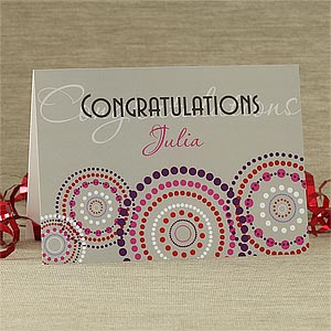 Congratulations Personalized Greeting Cards - 7477