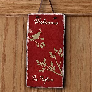 Personalized Welcome Signs - Sparrow - 7587