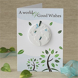 Personalized Flower Seeds Plantable Ornament Christmas Cards - 7591