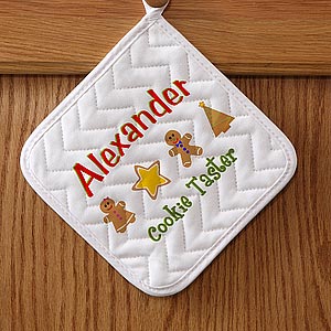 Christmas Cookies Personalized Apron & Potholder - 7646