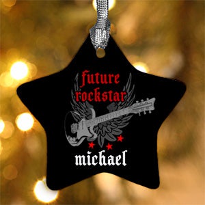 Rockstar Personalized Christmas Ornaments - 7652