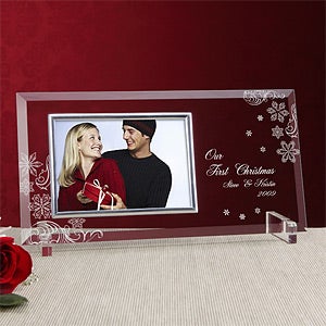 Personalized Christmas Picture Frames - Our First Christmas - 7673