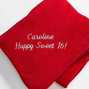 Red Fleece Blanket