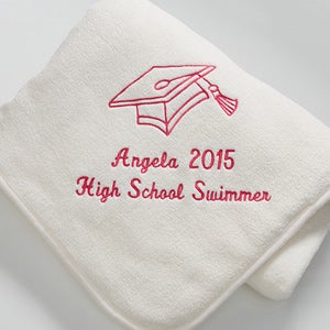 Personalized Graduation Blankets - Fleece Throws - 7811