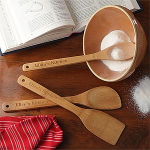 Personalized Bamboo Cooking Utensil Set - 7832