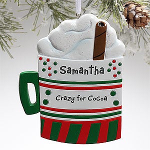 Hot Cocoa© Personalized Ornament - 7843