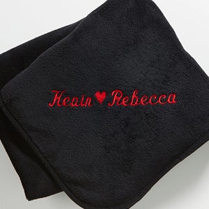 Personalized Fleece Blankets for Couples - 7847