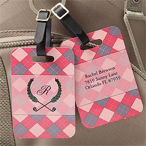 Ladies Personalized Golf Bag Tags - 7862