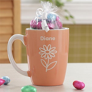 Ladies Personalized Mugs with Chocolate Eggs - Just For Her - 7990