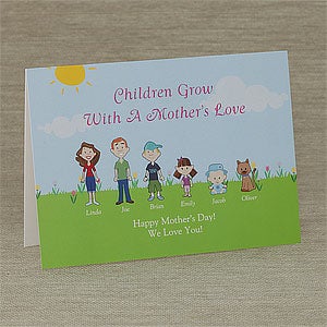 Personalized Mother's Day Cards - A Mother's Love - 8149