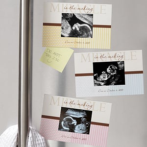 Baby Ultrasound Personalized Photo Magnets - 8198