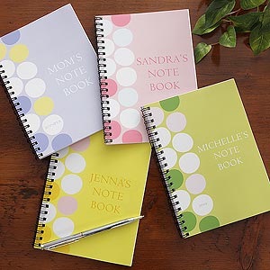 Personalized Notebook Sets - Dots of Fun - 8258