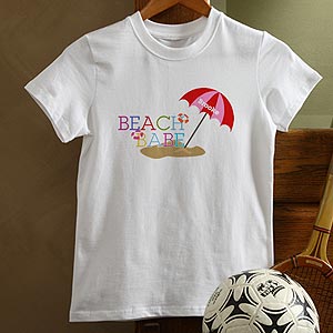 Personalized Kids Clothing - Beach Babe - 8277