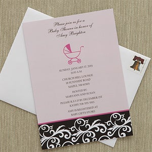 Personalized Baby Shower Invitations - Little Darling - 8293
