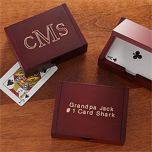 Personalized Playing Card Box - 8308