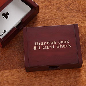 Personalized Playing Card Box - 8308