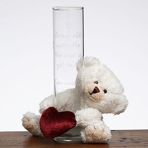 Personazlied Vase with Bear - Grow Old With Me Design - 8333